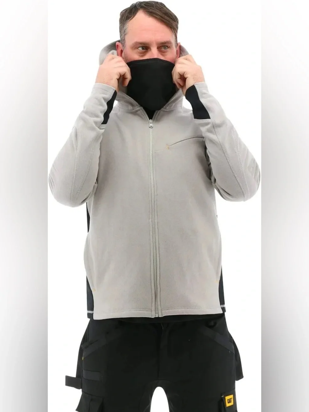 Caterpillar Men's ViralOff Hoodie Medium Full Zip Hooded Jacket Nurse CNA Doc